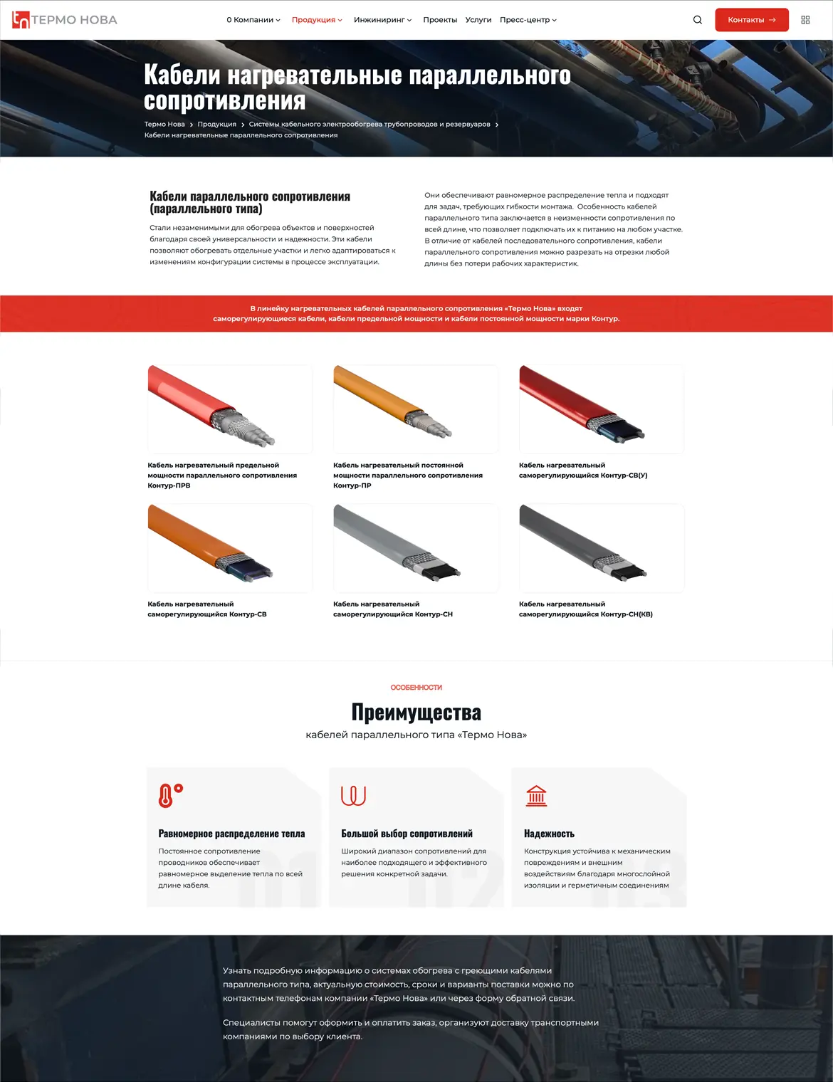 Страница категорий Каталога