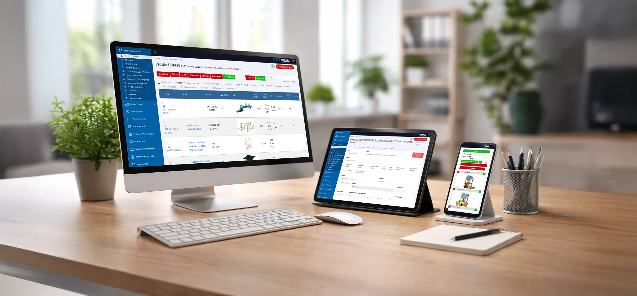 Адаптивная версия сайта на разных устройствах